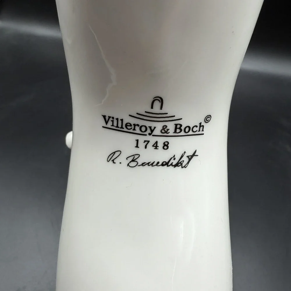 Vtg Villeroy‎ & Boch Benedikt Functional World Cat Candle Holder Candelabra Rare